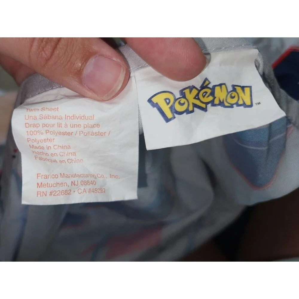 Pokémon flat twin sheet